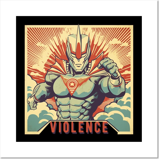 Ultraman Super Hero Parody Fanart Wall Art by TOKEBI